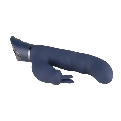 EasyToys - Midnight Rabbit - Vibromasseur point G - Bleu